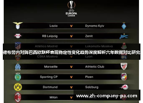 德布劳内对阵巴西欧联杯表现稳定性变化趋势深度解析六年数据对比研究